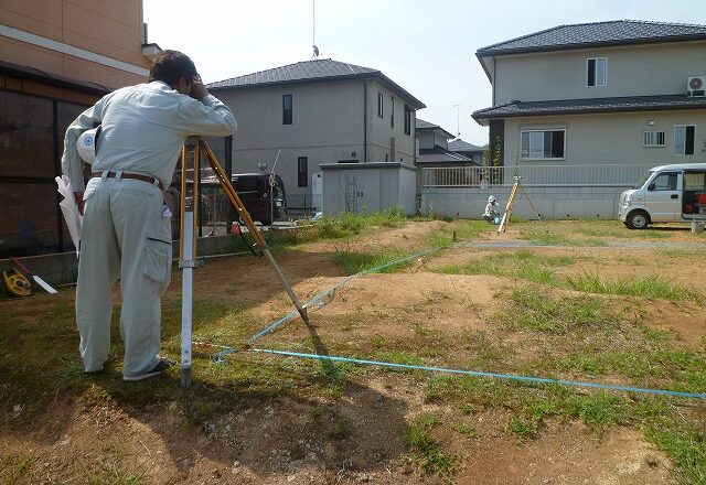 測量が行われています