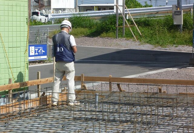 配筋検査が行われました。