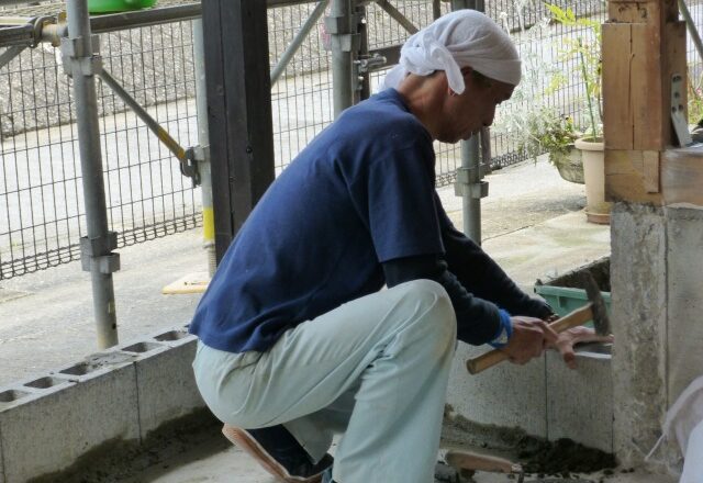 増築部分の基礎施工